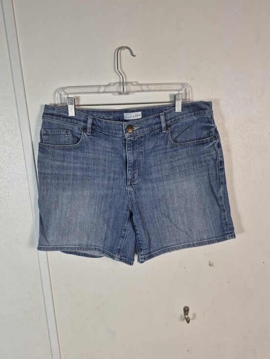 LOFT Pants - Ann Taylor LOFT Light Blue Jean Shorts 31/12